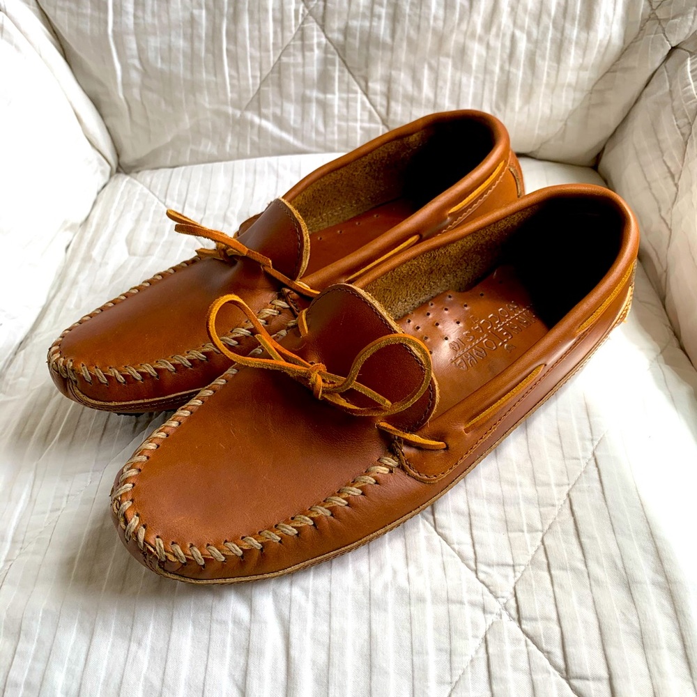 Minnetonka Double Bottom Driving Moccasin